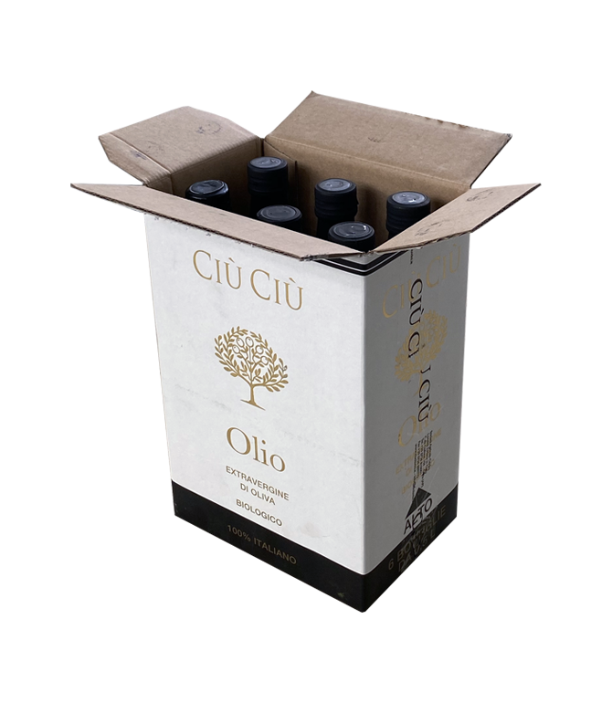 Olio Cartone 6 bottiglie